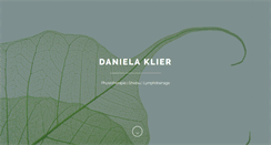 Desktop Screenshot of danielaklier.de